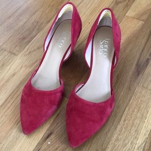 Beautiful red Franco Sarto wedges